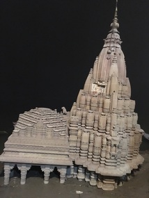 Temple sinking in the mud