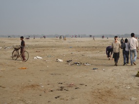On the sandbar
