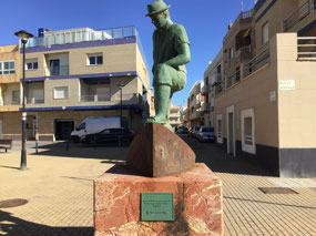 A monument to the locals