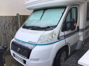 Snow before we go!