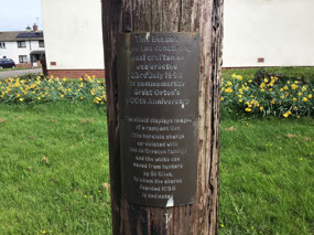 Village plaque