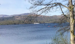 Steamer in the lake district