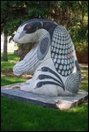 Polar bear as loon