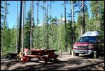 campsite at Lake Louise