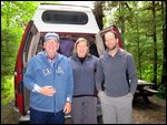 Dick with Sue and Ken at Ohmer Creek