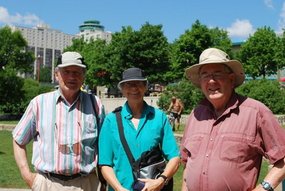 Chris and Irene, with Dick