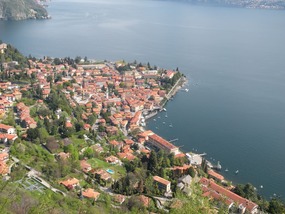 LOOKING DOWN ON MENAGGIO FROM CHAPEL