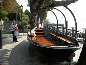 ORIGINAL LAKE BOAT WITH PASSENGER