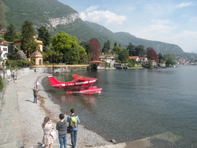 SEAPLANE TAKING OFF FROM HOTEL GIORGIO BEACH