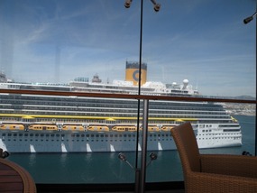 "COSTA DIADEMA" NEXT TO US IN PORT