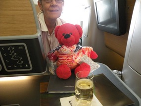 TAKING OFF TO HELSINKI ON WAY HOME
