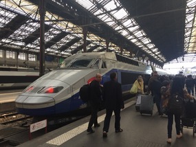 High speed train out of Paris 