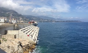 Mediterranean -either sunbath or jump in. 