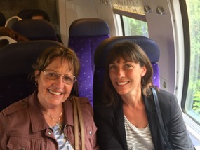 Met this really nice Frenchwoman Cecille on train