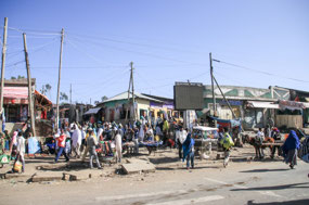 Busy at the markets