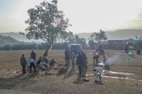 Preparation of the market shopping
