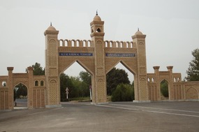 Entrance to the mausoleum