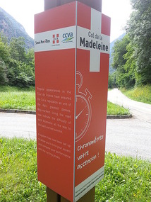 Start of Col de la Madeleine