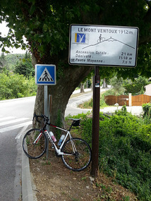 Mont Ventoux begins