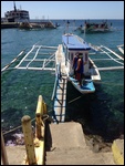 Our transport to the island