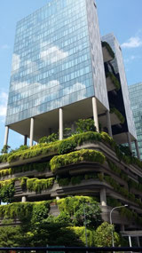 Green cityscape