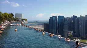 The Sands infinity pool - just looking