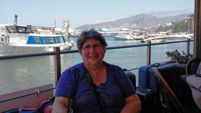 First photo - lunchtime, Sorrento harbour
