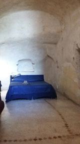 Cave hotel room