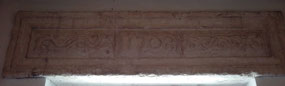 Date stone in the hotel - 1708