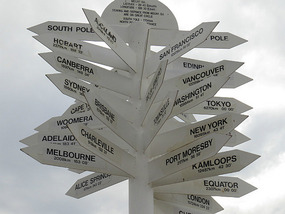 Direction sign