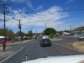 Driving into Mount Isa
