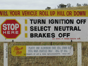 Magnetic hill