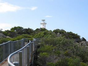 Cape Tourville lighthouse and lookout