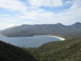 Wineglass Bay from lookout
