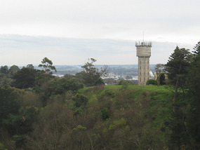 Looking across Mount Gambier