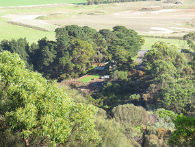 Looking down from top Mount Schank