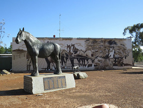  sculpture and mural  