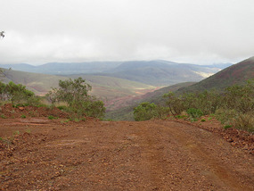 road on Mt Nameless