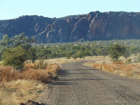road into Bungle Bungles