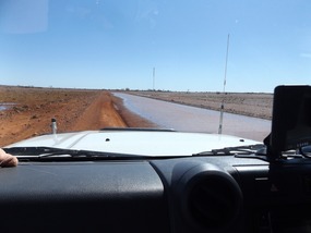 First water on track