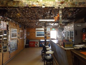 inside hotel William creek