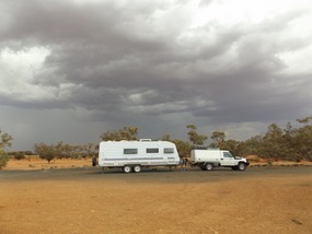Storm outside Marla 