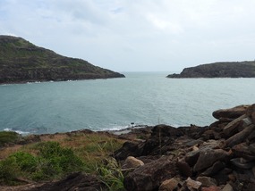 long climb/ walk to tip 