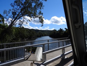 bridge crossing Bloomfield river