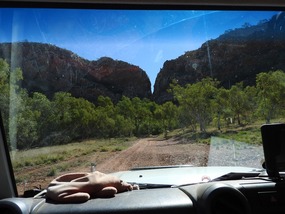 road into Fountain springs 