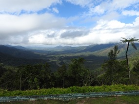 lookout over  Eungella National park