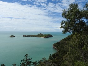 Lookout to walking island