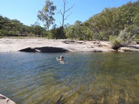 me swimming