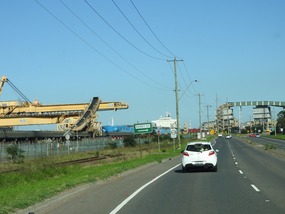 coming into Newcastle