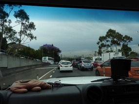 coming into Sydney